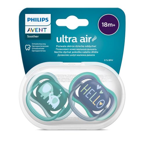 Philips AVENT játszócumi Ultra Air elefántos 18 m+