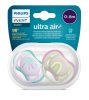 Philips AVENT játszócumi - ultra air - 0-6 hó  -2 db - lányos - SCF376/13