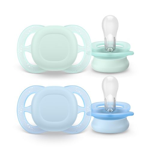 Philips AVENT SCF075/01 Játszócumi ultra start neutral 0-2hó fiús 2 db