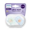 Philips AVENT SCF075/03 Játszócumi ultra start mintás 0-2hó fiús 2 db