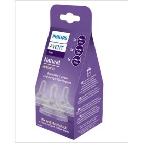   Philips AVENT SCY960/03 Natural Response etetőcumi mix 1hó+, 3hó+, 6hó+, 3 db