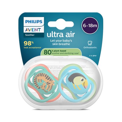 Philips AVENT SCF080/23 Játszócumi Ultra air mintás 6-18 m+