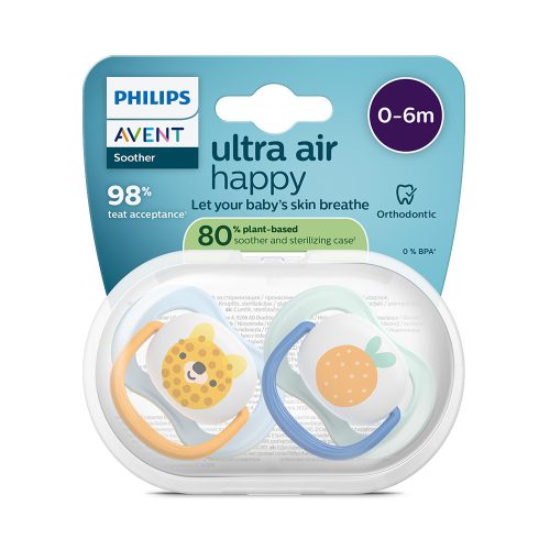 Philips AVENT SCF080/23 Játszócumi Ultra air mintás 0-6 m+