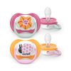 Philips AVENT SCF080/23 Játszócumi Ultra air mintás 6-18 hó lányos 2 db