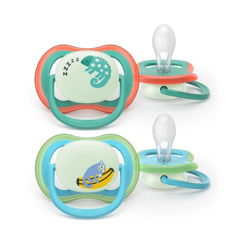 Philips AVENT SCF376/29 Játszócumi Ultra air éjszakai 6-18 m+