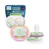 Philips AVENT SCF376/29 Játszócumi Ultra air éjszakai 6-18 hó lányos 2 db