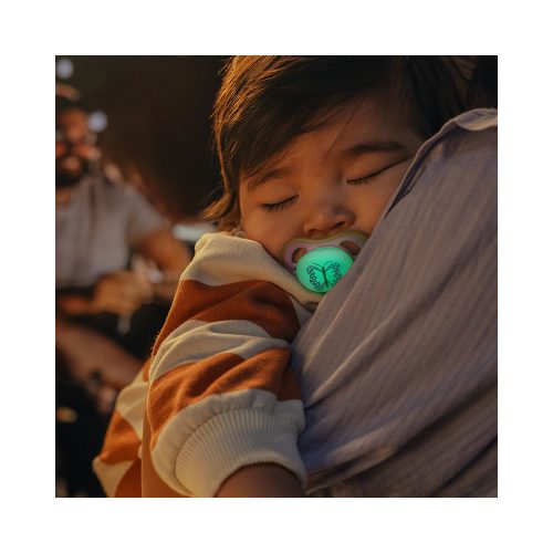 Philips AVENT SCF376/29 Játszócumi Ultra air éjszakai 6-18 hó lányos 2 db