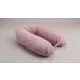 Univerzális szoptatós párna velvet huzattal - Powder Pink