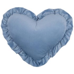 Infantilo NiKiDs Elegant Velvet díszpárna - kék