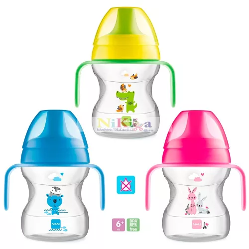 Mam Learn to Drink Cup 190ml ivópohár rózsaszín