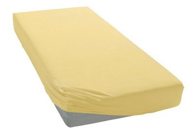 Gumis, matracvédő lepedő 70x140 cm - sárga