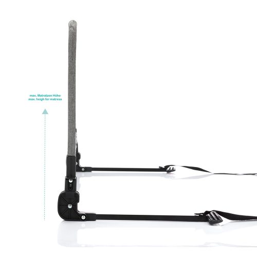 Fillikid leesésgátló boxspring-ágyra is 135x50 cm sötétszürke