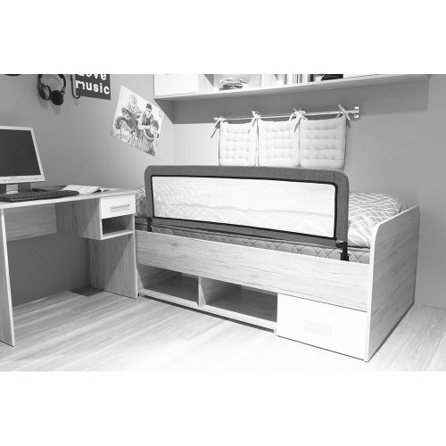 Fillikid leesésgátló boxspring-ágyra is 135x50 cm sötétszürke