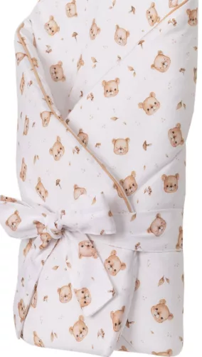 Infantilo NiKiDs pólya kókuszmatraccal - pamut prémium - teddy bear