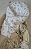 Infantilo NiKiDs pólya kókuszmatraccal - pamut prémium - teddy bear