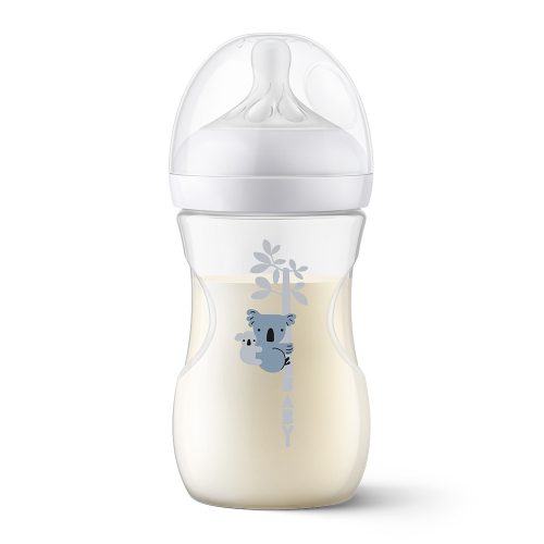 Philips AVENT Natural Response cumisüveg 260 ml, 1 hónapos kortól, koala