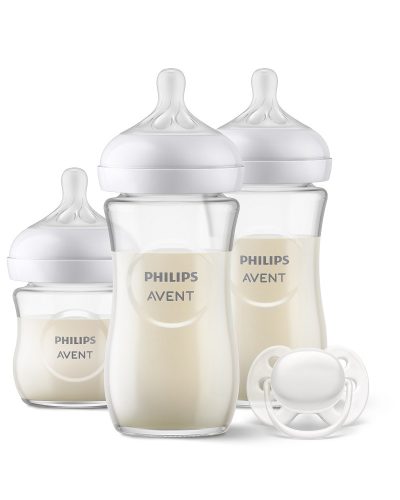 Philips Avent Natural Response Újszülött ajándékcsomag SCD878/11 üvegből készült