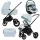 BabyLux ROSSO 2in1 multifunkciós babakocsi - Kék