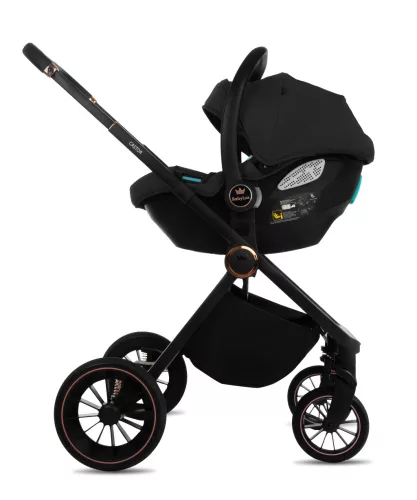 BabyLux CASTOR multifunkciós babakocsi - Fekete