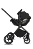 BabyLux GAVIA multifunkciós babakocsi - Fekete