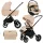 BabyLux ROSSO 2in1 multifunkciós babakocsi - Bézs