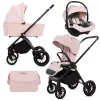 BabyLux ROSSO 2in1 multifunkciós babakocsi - Rózsaszín