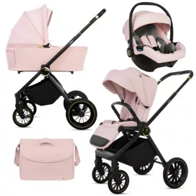 BabyLux ROSSO 2in1 multifunkciós babakocsi - Rózsaszín