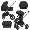 BabyLux ROSSO 2in1 multifunkciós babakocsi - Fekete
