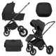 BabyLux ROSSO 2in1 multifunkciós babakocsi - Fekete