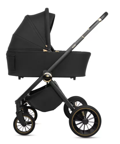 BabyLux ROSSO 2in1 multifunkciós babakocsi - Fekete