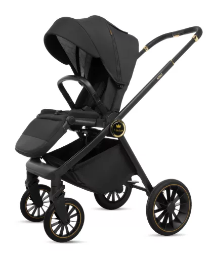 BabyLux ROSSO 2in1 multifunkciós babakocsi - Fekete