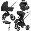 BabyLux ROSSO 2in1 multifunkciós babakocsi - Fekete