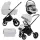 BabyLux ROSSO 2in1 multifunkciós babakocsi - Szürke