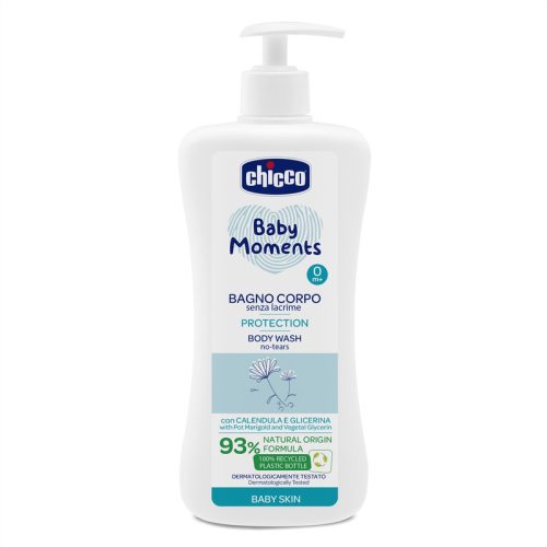 Chicco Fürdető Protection 750 ml - könnymentes Baby Moments körömvirág és növényi glicerin