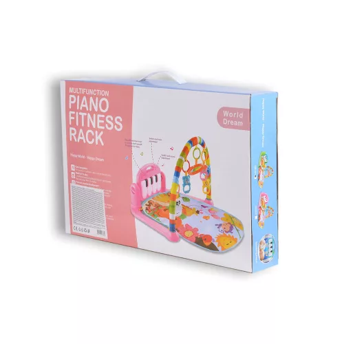 Fitness játszószőnyeg lány pink