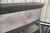 MONI Kalinihta újszülött babaágy önálló, 11 kg, 1 szint fehér láb grafit