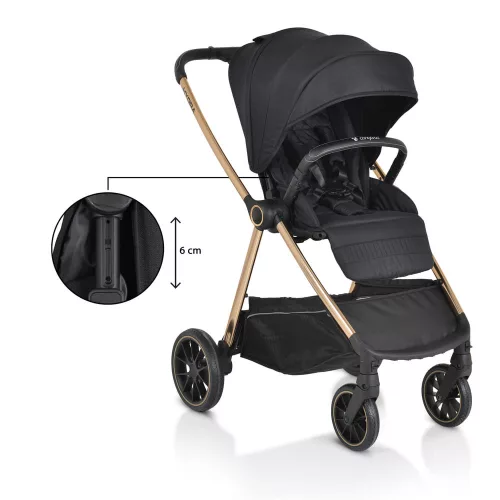 Cangaroo Hydra 2in1 babakocsi fekete
