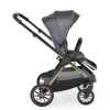Cangaroo iCLICK Babakocsi 2in1 szett 22kg, aluminium váz, fordítható ülés, autom. csukható SZÜRKE