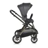 Cangaroo iCLICK Babakocsi 2in1 szett 22kg, aluminium váz, fordítható ülés, autom. csukható SZÜRKE