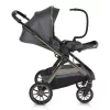 Cangaroo iCLICK Babakocsi 2in1 szett 22kg, aluminium váz, fordítható ülés, autom. csukható SZÜRKE