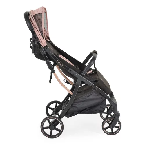Moni CARDI babakocsi, egy gombbal csukható, hálós szellőző PINK