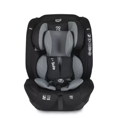 ISAFE autósülés ISIZE és ISOFIX ülésemelővé alakítható 76-150cm SZÜRKE