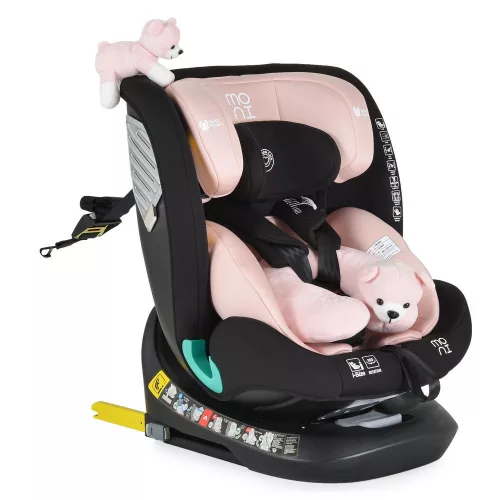 SERENGETI I-SIZE autós ülés 40-150cm 360fokban forgatható PINK