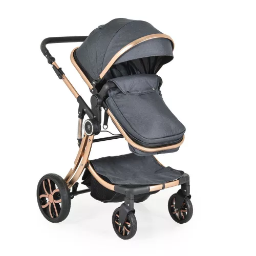 Cangaroo Polly 2 in1 babakocsi SZETT:sport+mózes+kistáska 107985 FEKETE