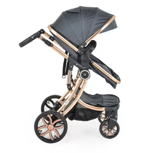 Cangaroo Polly 2 in1 babakocsi SZETT:sport+mózes+kistáska 107985 FEKETE