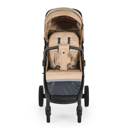 Moni BUGGY babakocsi lapracsukható, nagy kerekek, könnyű BÉZS