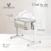 Cangaroo CEST LA VIE babaöböl távirányítóval ringató funkcióval SSZÜRKE