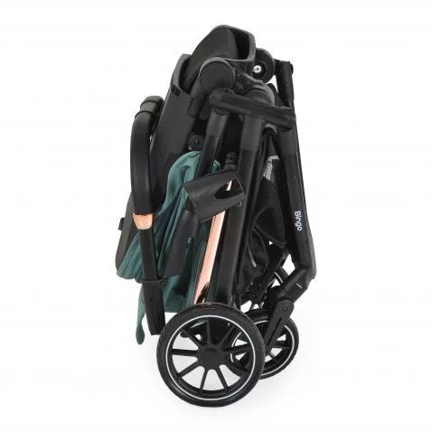 Moni BINGO babakocsi  SZETT újszülött kortól 22kg-ig 2in1 sport+váz+hordozó MARINE ZÖLD