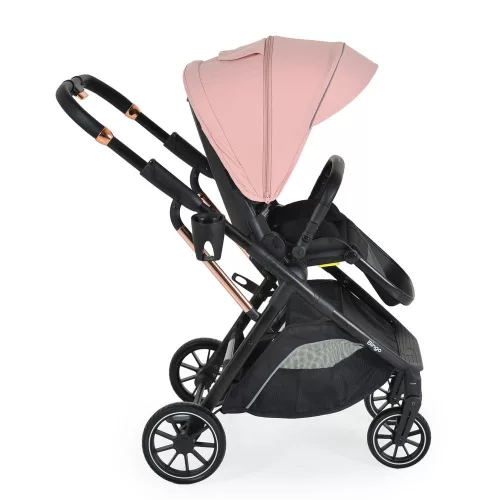 Moni BINGO babakocsi 22kg-ig, sport vázzal, összecsukható 2 irányban PINK