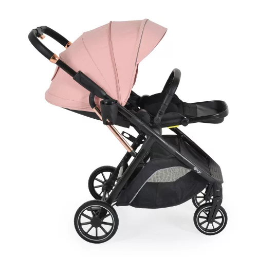 Moni BINGO babakocsi 22kg-ig, sport vázzal, összecsukható 2 irányban PINK